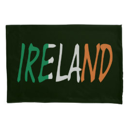 Irlanda sobreposta à Irish Flag pcnt