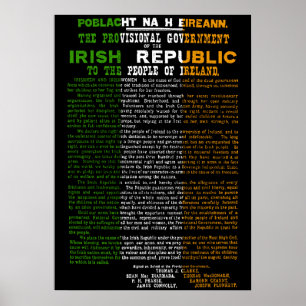 Irlandês 1916 do poster da ascensão da páscoa