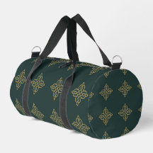 ⭐ ⭐ ⭐ ⭐ ⭐ irlandês Celtic Knot - Dourado Verde