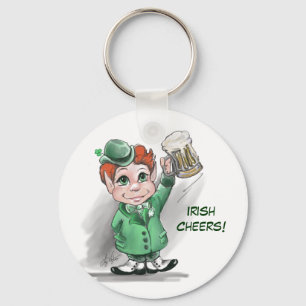 Irlandês Cheers! Chaveiro
