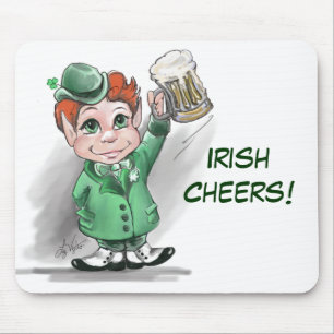 Irlandês Cheers! Mousepad