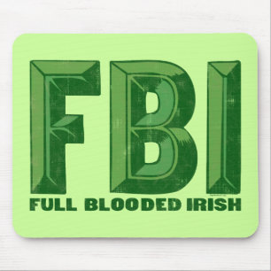 Irlandês completo Mousepad de Blooded