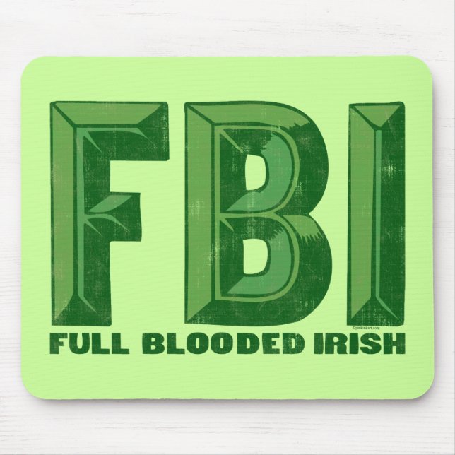 Irlandês completo Mousepad de Blooded (Frente)