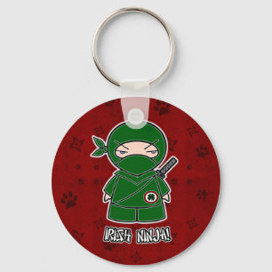 Irlandês Ninja! No chaveiro vermelho