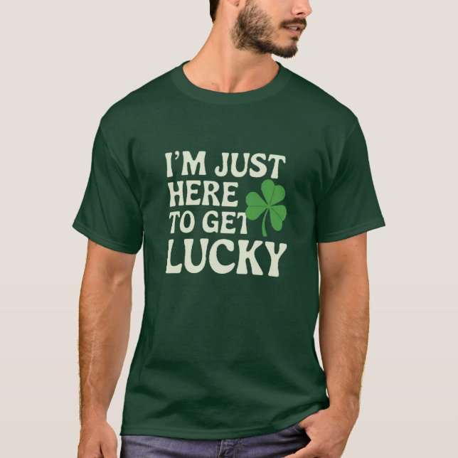 Irlandês ofensivo tem a camiseta da sorte (Frente)