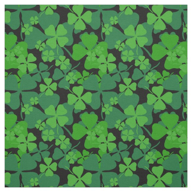 Irlandês, trevo verde, impressão tecido de shamroc (Modelo)