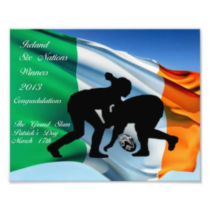 Irlandesa Mulheres Rugby Fotografia Alargamento