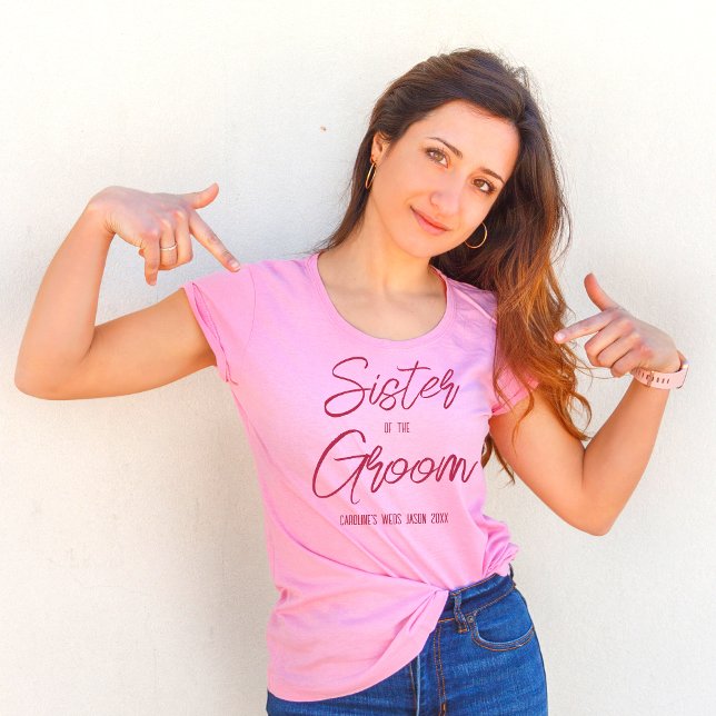 Irmã da camisa do Groom, correspondente do grupo (Criador carregado)