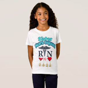 Irmã da Equipe de Enfermagem 2026 Camisa de Format