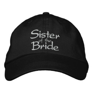 Irmã do Boné de Casamento Bordado da Noiva