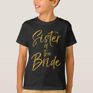 Irmã Dourada Da Camisa De Camisa Festa De Noiva