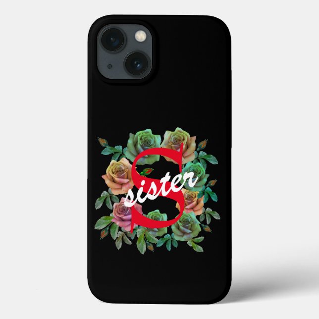 IRMÃ FLORAL LETRA PERSONALIZADA (Verso)