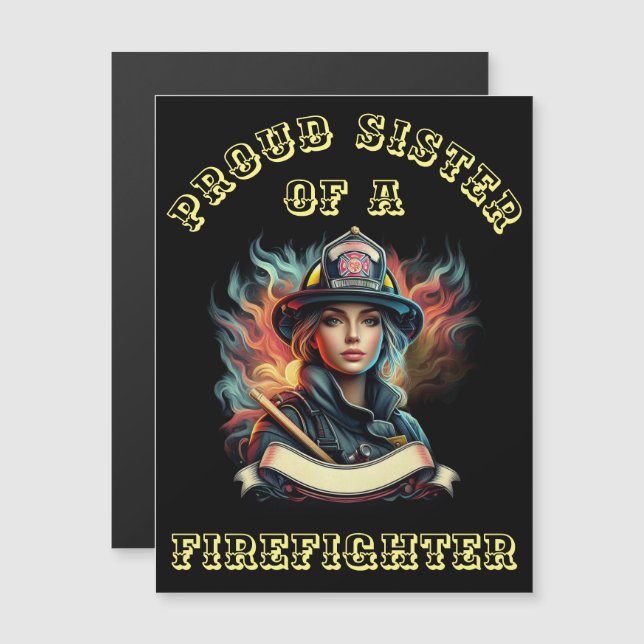 Irmã Orgulhosa De Uma Imaginação De Bombeiro W (Frente/Verso)