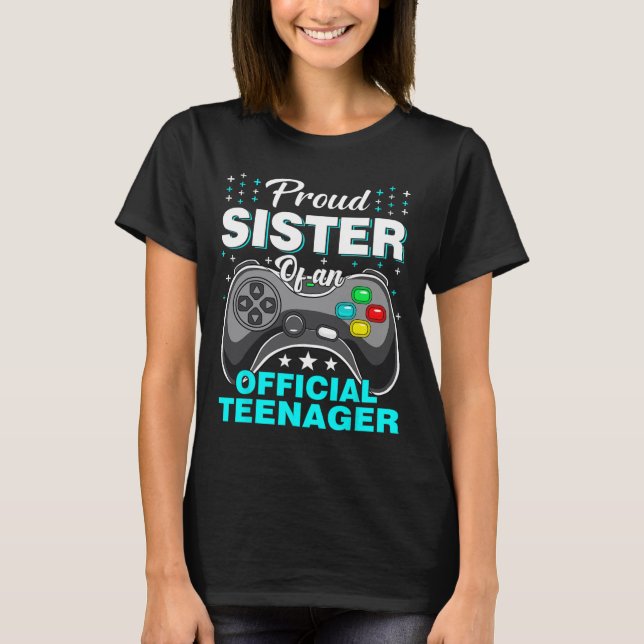 Irmã Orgulhosa Oficial Video Game Adolescente Top  (Frente)