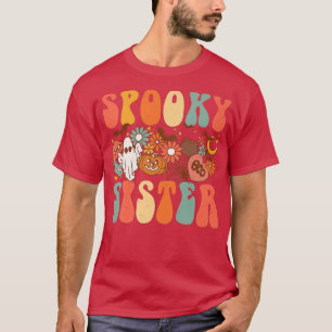Irmã Sapata Camisa Retro Halloween Fantasma