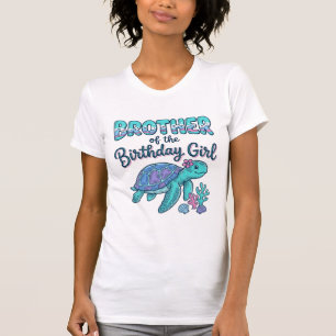 Irmão da Camisa de Tartaruga Marinha da Garota de