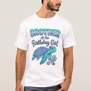 Irmão da Camisa de Tartaruga Marinha da Garota de 