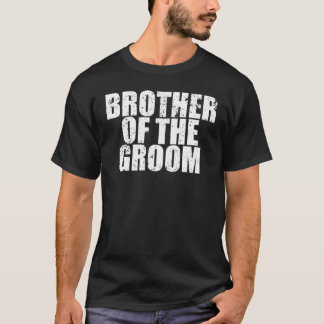 Irmão da festa de casamento engraçada da camisa do