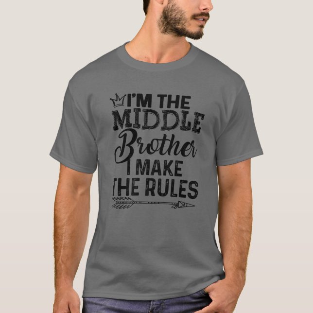 Irmão do Meio - Eu Faço as Regras Camiseta Com Set (Frente)