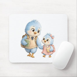 Irmão Irmã Passarinho Desk Mouse Pad