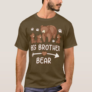 irmão mais velho urso 3 cub, camisa de urso do irm