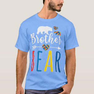 Irmão Urso Autismo Sensibilização Camisa Amor Supo
