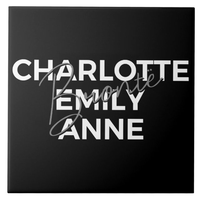 Irmãs Brontë II - Charlotte & Emily & Anne (Frente)