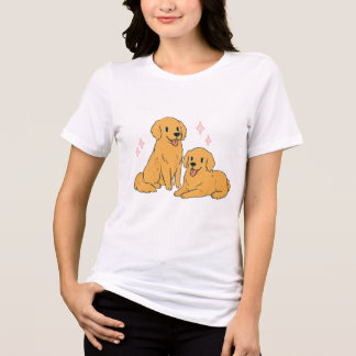 Irmãs de Cachorrinho Golden Retriever Fofas Amante