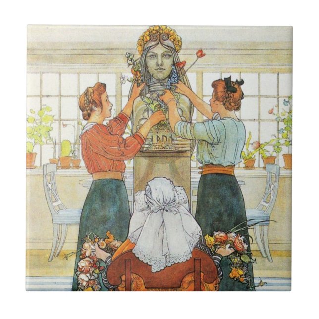 Irmãs decorando no feriado (Frente)