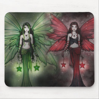 Irmãs Fadas do Natal Mousepad
