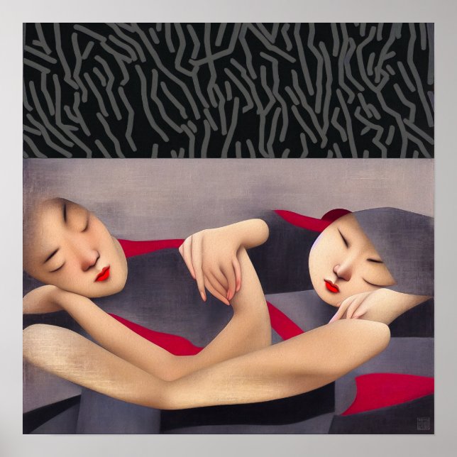 Irmãs - Impressão de Arte Canvas (Frente)