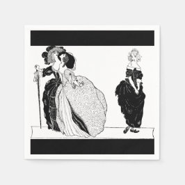 Irmãs Más & Guardanapos de Papel da Cinderela Vint