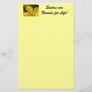Irmãs são Amigas para a Vida! papelaria Rhodies