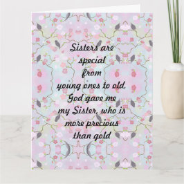 Irmãs são Cartão Especial