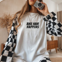 Ironia de Garota de Bike preta