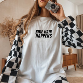Ironia de Garota de Bike preta
