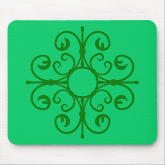 Ironia Verde ornamentado no Mousepad Verde