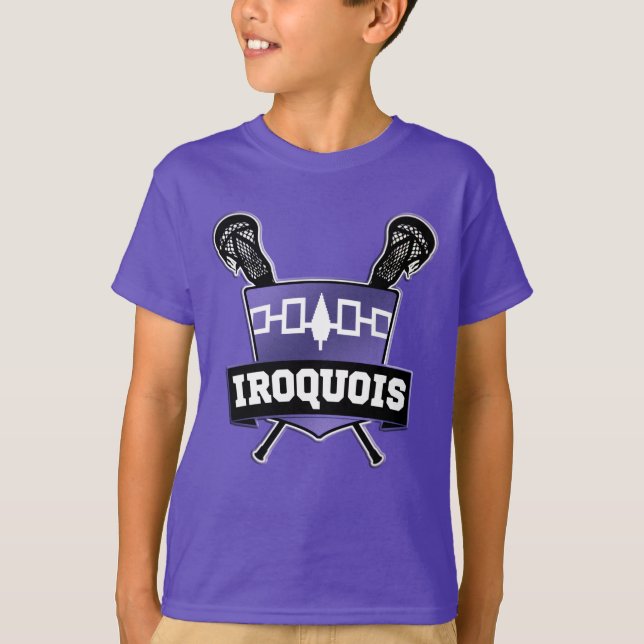 Iroquois Nation Lacrosse Camisetas (Frente)
