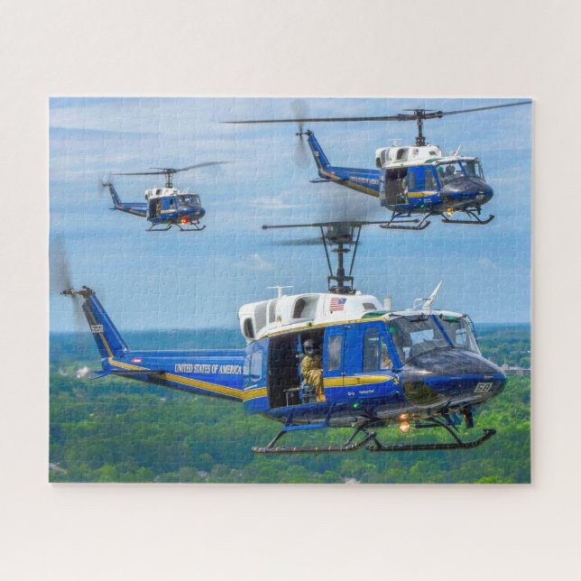 IROQUÓIS UH-1N (16x20 POLEGADAS) Quebra-cabeça de  (Horizontal)