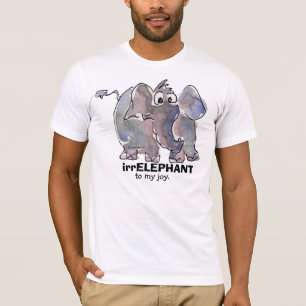 irrELEPHANT a minha camisa dos desenhos animados T