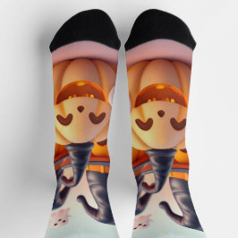 Irresistible Pumpkin Socks – Cute Halloween Magic