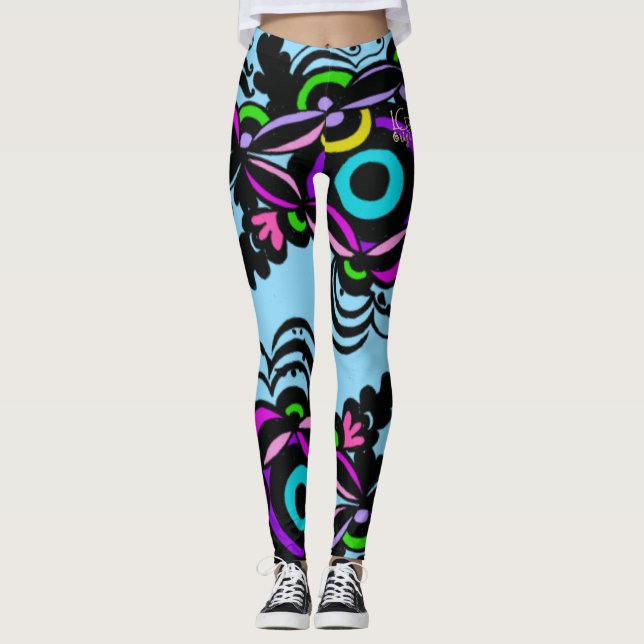 Isabella Blue Leggings (Frente)