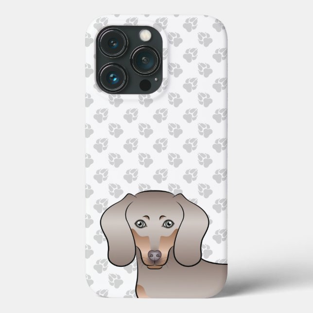 Isabella E Tan Cabeça E Patas De Dachshund De Cabe (Verso)