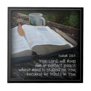 Isaiah 26v3 - Paz perfeita - bíblia