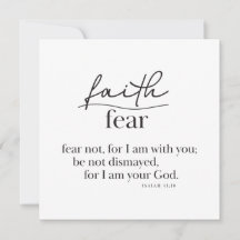 ISAIAH 41:10 - Cartão de Nota Personalizado
