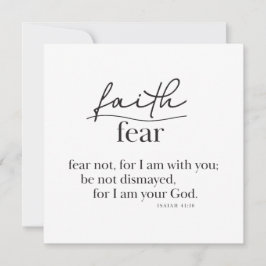 ISAIAH 41:10 - Cartão de Nota Personalizado
