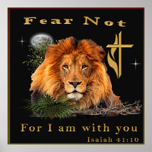 Isaiah 41:10 poster (Frente)