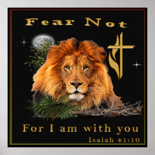 Isaiah 41:10 poster