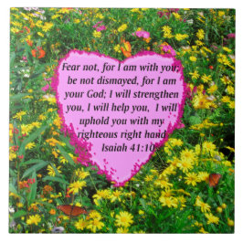 ISAIAH 41:10 WILDFLOWER PHOTO DESIGN