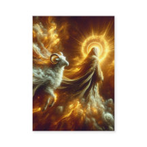 Isaiah 53:6-7 Cartões KJV - Lamb para o abate